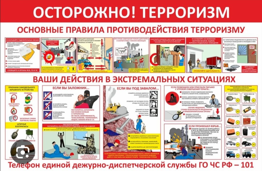 Мероприятия по антитеррористической и антиэкстремистской направленности.